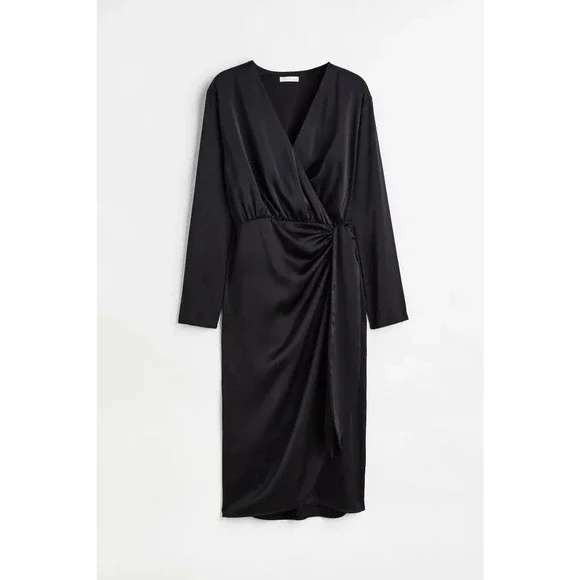 grey chiffon dress long Chiffon V-Neck Silver Mother of the Bride Dress with Short Sleeves US4 / Silver main image 0
